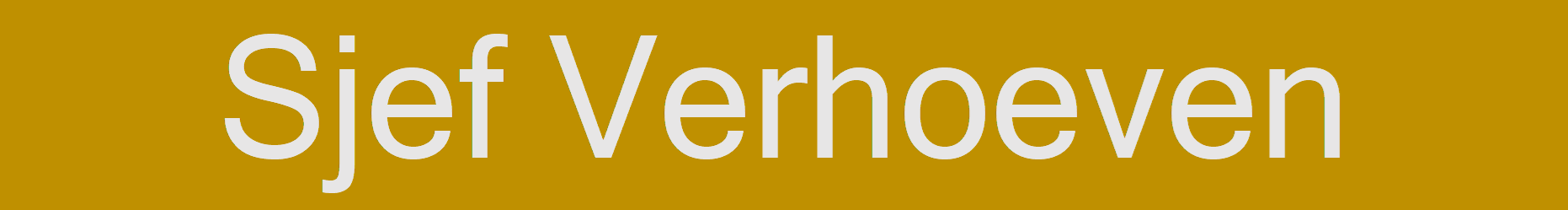 Sjef Verhoeven logo